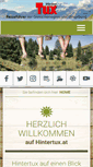 Mobile Screenshot of hintertux.at
